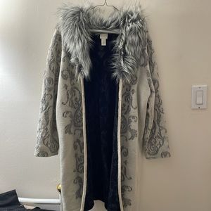 Chico’s, gray cardigan, size 2